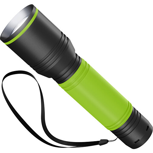 Taschenlampe REEVES MyFLASH 700 , Reeves, schwarz / hellgrün, Aluminium, Silikon, 130,00cm x 29,00cm x 38,00cm (Länge x Höhe x Breite), Bild 1