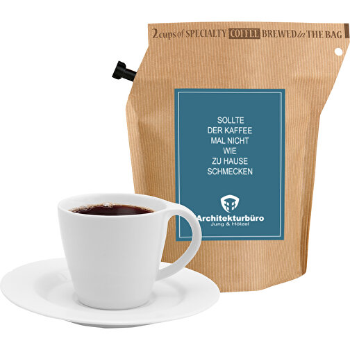 WM-Kaffee Stoff Für Helden, Wiederverwendbarer Brühbeutel Mit Fairtrade Kaffee Aus Honduras , , 18,00cm x 0,50cm x 18,80cm (Länge x Höhe x Breite), Bild 6