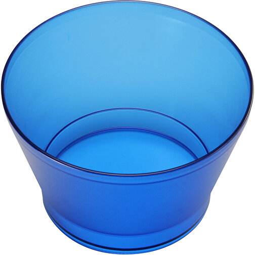 Snack- Und Müslischale , gefrostet blau, PS, 8,00cm (Höhe), Bild 1