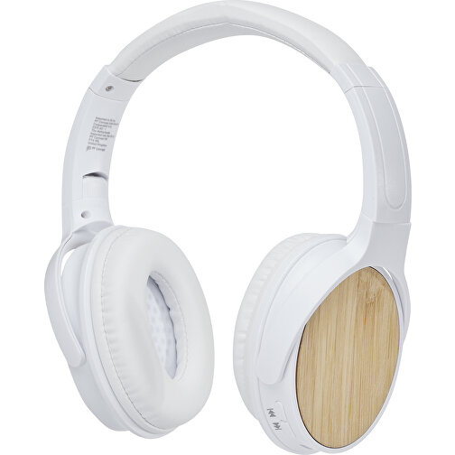Athos bamboo Bluetooth headphones with microphone, Imagen 6