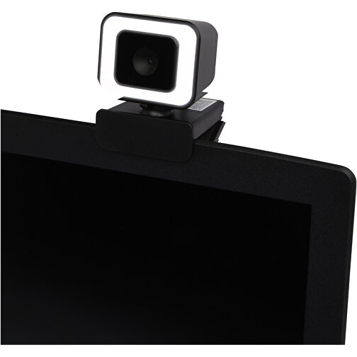 Hybrid Webcam , schwarz, ABS Kunststoff, 5,00cm x 6,30cm x 5,70cm (Länge x Höhe x Breite), Bild 6