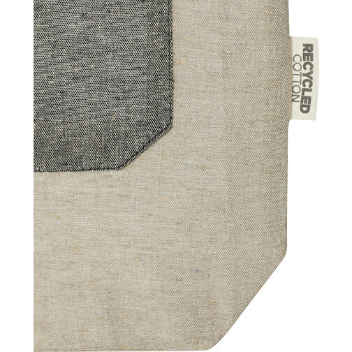Sac shopping Pheebs en coton recyclé 150 g/m² de 9 l avec poche avant, Image 7