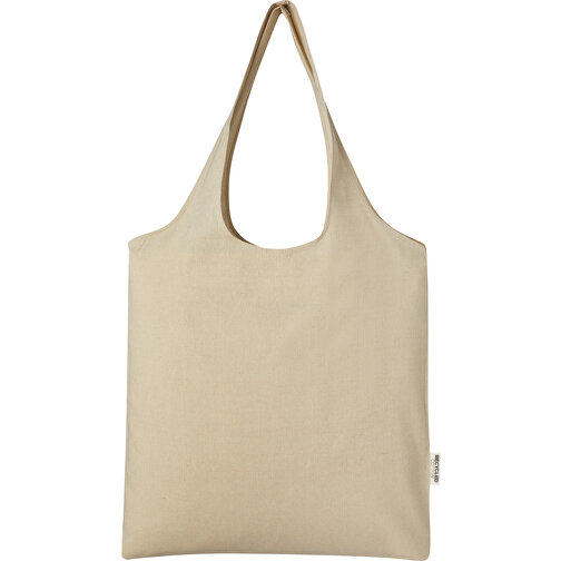 Pheebs 150 g/m² recycled cotton trendy tote bag 7L, Imagen 3
