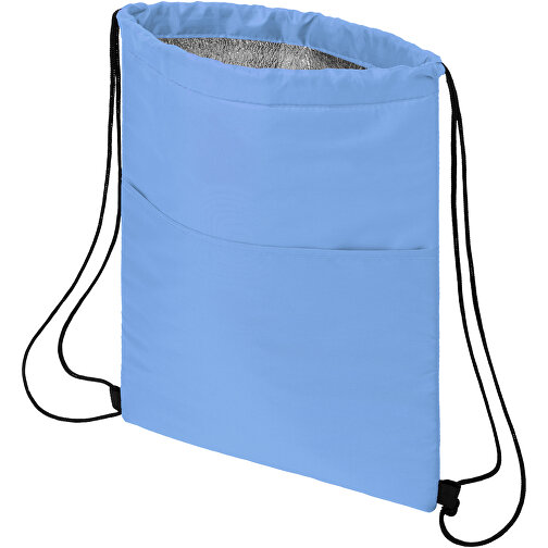 Oriole Kühltasche Mit Kordelzug 5L , hellblau, 210D Polyester, 32,00cm x 43,00cm (Länge x Höhe), Bild 6