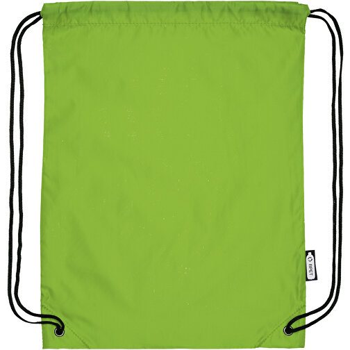 Oriole Sportbeutel Aus RPET 5L , Green Concept, limone, 190T Recyceltes Polyester, 33,00cm x 44,00cm (Länge x Höhe), Bild 5