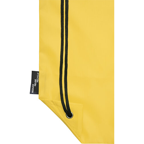Plecak Oriole ze sznurkiem ściągającym z recyklowanego plastiku PET, Obraz 7