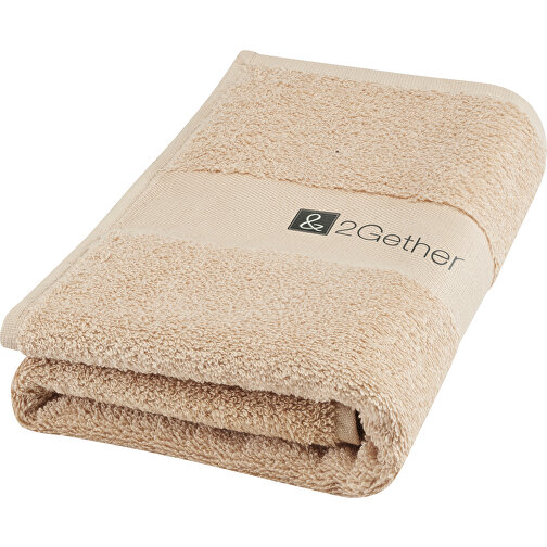 Charlotte 450 g/m² badehåndklæde i bomuld 50x100 cm, Billede 2