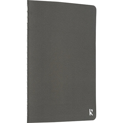Karst® A6 Steinpapier Softcover Notizbuch - Blanko , schiefergrau, Steinpapier, 105,00cm x 148,00cm (Länge x Breite), Bild 4