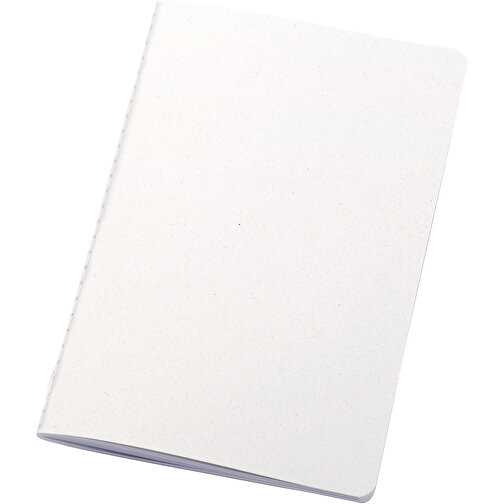 Fabia Notizbuch Mit Cover Aus Crush Papier , weiß, Crush Papier, Recyceltes Papier, 20,50cm x 12,30cm (Länge x Breite), Bild 1