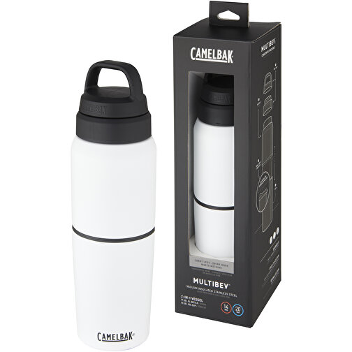 MultiBev vacuum insulated stainless steel 500 ml bottle and 350 ml cup, Imagen 1