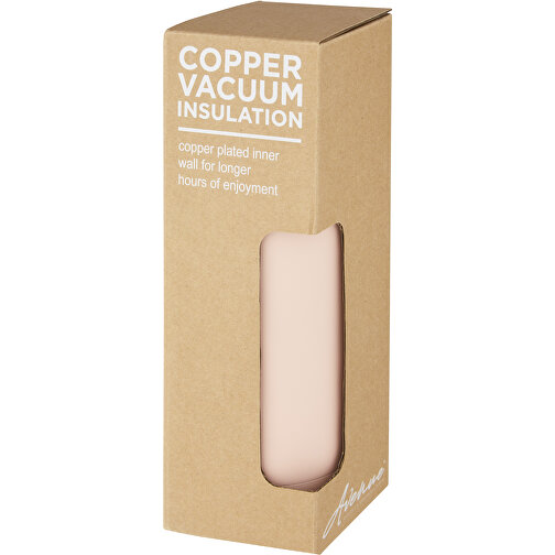 Spring 500 Ml Kupfer-Vakuum Isolierflasche , pale blush pink, Edelstahl, PP Kunststoff, Silikon Kunststoff, 22,35cm (Höhe), Bild 3