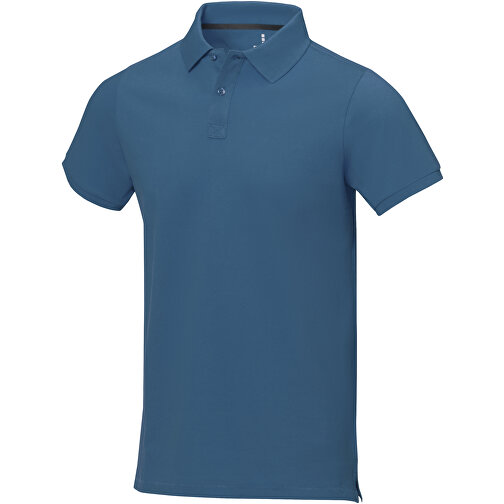 Calgary Poloshirt Für Herren , tech blue, Piqué Strick 100% BCI Baumwolle, 200 g/m2, 3XL, , Bild 1