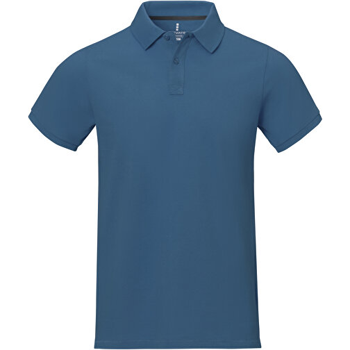 Calgary Poloshirt Für Herren , tech blue, Piqué Strick 100% BCI Baumwolle, 200 g/m2, 3XL, , Bild 3