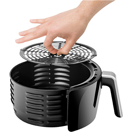 Prixton Organic Air Fryer , schwarz, 50% Kunststoff, 50% Metall, 30,00cm x 33,00cm x 26,50cm (Länge x Höhe x Breite), Bild 3