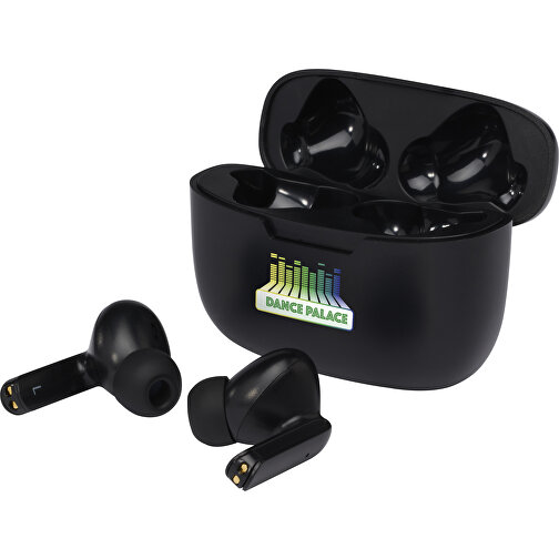Essos 2.0 True Wireless Auto-Pair-Ohrhörer Mit Etui , schwarz, ABS Kunststoff, 6,30cm x 2,50cm x 4,80cm (Länge x Höhe x Breite), Bild 2