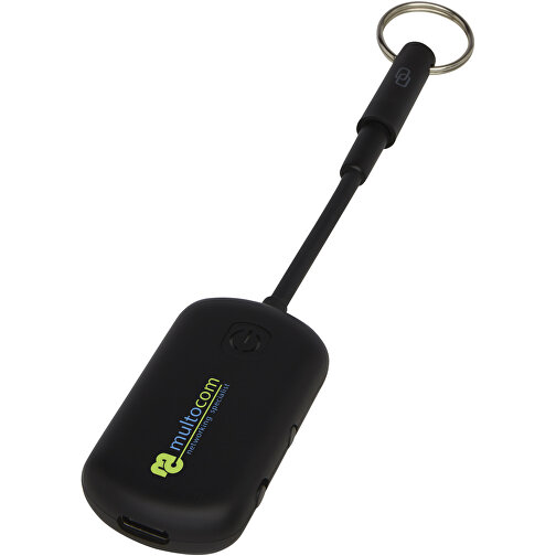 ADAPT Go Bluetooth®-Audiosender , schwarz, ABS Kunststoff, 13,20cm x 1,00cm x 3,40cm (Länge x Höhe x Breite), Bild 2