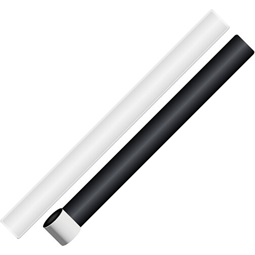 RFX™ 34 Cm Reflektierendes TPU Schnapparmband , weiss, TPU Kunststoff, 34,00cm x 3,00cm (Länge x Breite), Bild 2