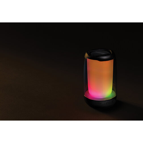 Lightboom 5W Lautsprecher Aus RCS Recyceltem Kunststoff, Schwarz , schwarz, ABS - recycelt, 13,00cm (Höhe), Bild 10