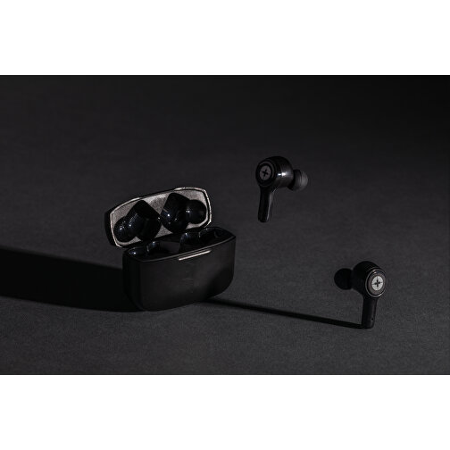 Swiss Peak TWS ANC Earbuds, Schwarz , schwarz, ABS, 6,30cm x 2,60cm (Länge x Höhe), Bild 6