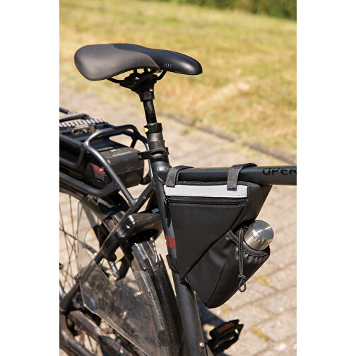 PU cykeltaske med flaskeholder, høj synlighed, Billede 9