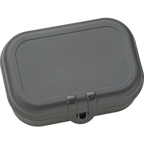 PASCAL S Lunchbox , Koziol, nature ash grey, Organic Bio-Circular, 15,10cm x 6,00cm x 10,80cm (Länge x Höhe x Breite), Bild 1