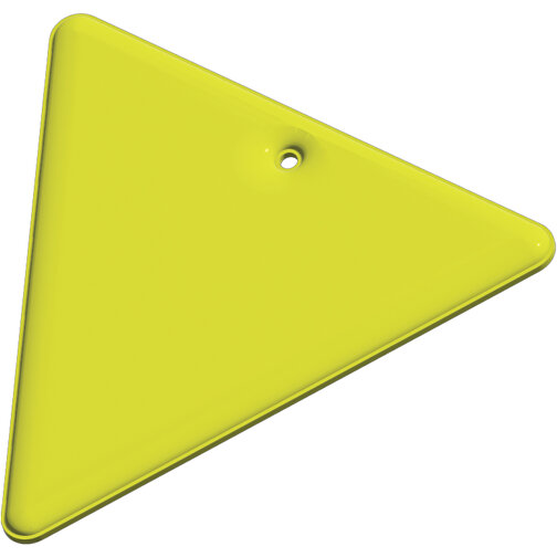 RFX™ reflective odblaskowa zawieszka z PVC, odwrócony trójkąt, Obraz 2
