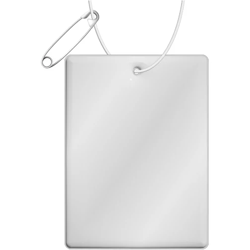 Attache réfléchissante RFX™ rectangulaire en TPU, grand modèle, Image 1