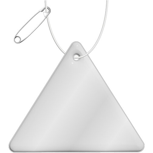 Gancio catarifrangente triangolare in TPU con catenella RFX™, Immagine 1