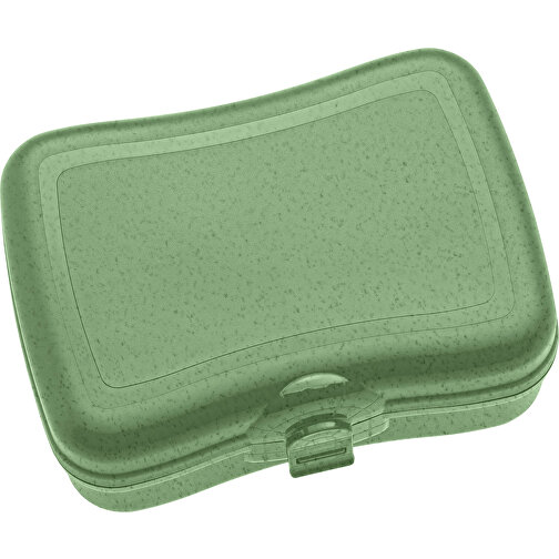 BASIC Lunchbox , Koziol, nature leaf green, Organic Bio-Circular, 16,80cm x 6,60cm x 12,20cm (Länge x Höhe x Breite), Bild 1