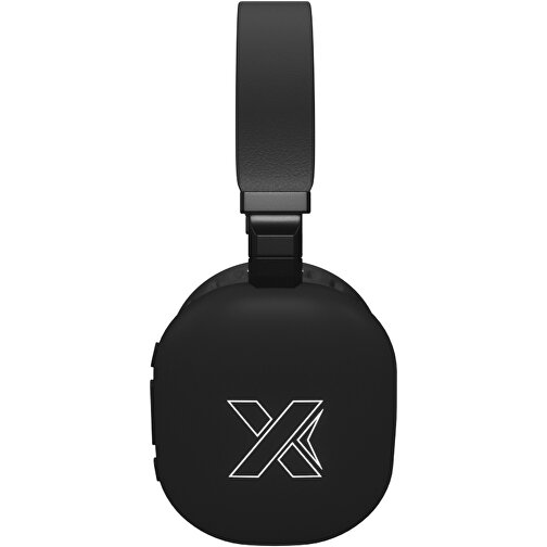 SCX.design E21 Bluetooth® Kopfhörer , schwarz, ABS Kunststoff, Gummi, Recycelter PET Kunststoff, 17,00cm x 8,30cm x 14,30cm (Länge x Höhe x Breite), Bild 3