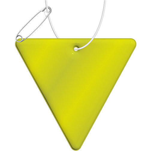 RFX™ reflective odblaskowa zawieszka z TPU, odwrócony trójkąt, Obraz 1