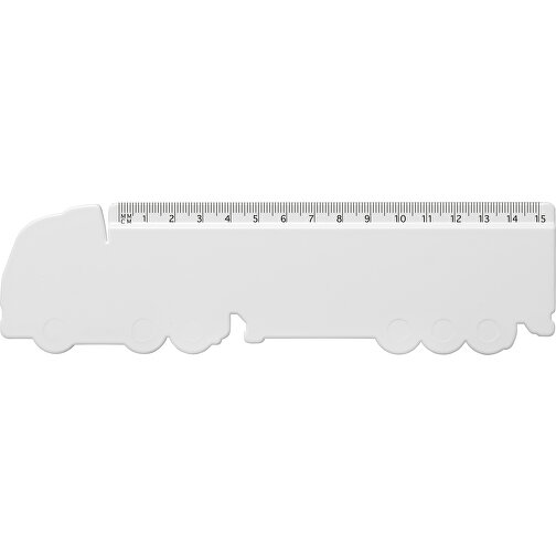 Tait 15 cm lorry-shaped recycled plastic ruler, Imagen 3