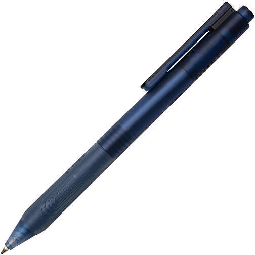 X9 Stift Gefrostet Mit Silikongriff, Navy Blau , navy blau, PC, 14,30cm (Höhe), Bild 4