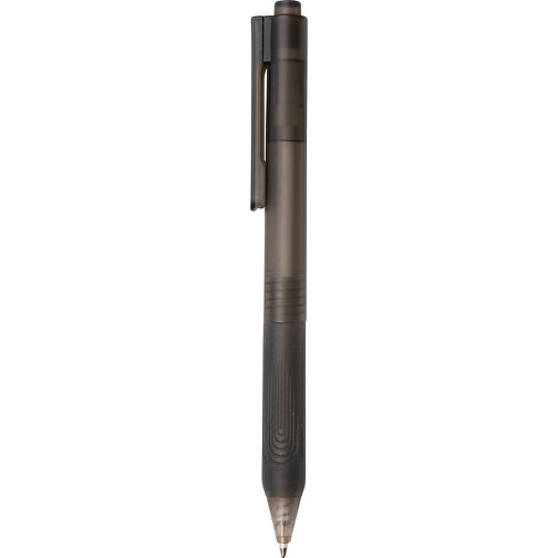 X9 Stift Gefrostet Mit Silikongriff, Schwarz , schwarz, PC, 14,30cm (Höhe), Bild 3