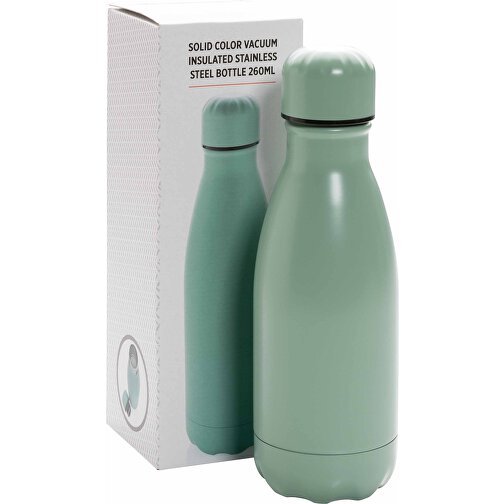 Solid Color Vakuum Stainless-Steel Flasche 260ml, Grün , grün, Edelstahl, 20,00cm x 20,00cm (Länge x Höhe), Bild 10