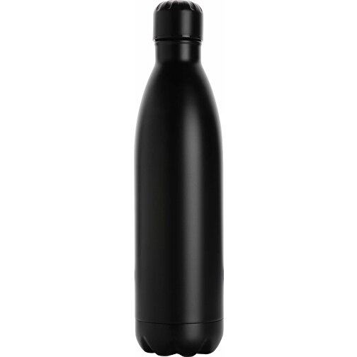 Solid Color Vakuum Stainless-Steel Flasche 750ml, Schwarz , schwarz, Edelstahl, 8,10cm x 30,60cm (Länge x Höhe), Bild 2