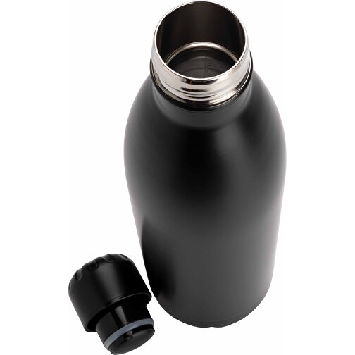 Solid Color Vakuum Stainless-Steel Flasche 750ml, Schwarz , schwarz, Edelstahl, 8,10cm x 30,60cm (Länge x Höhe), Bild 4