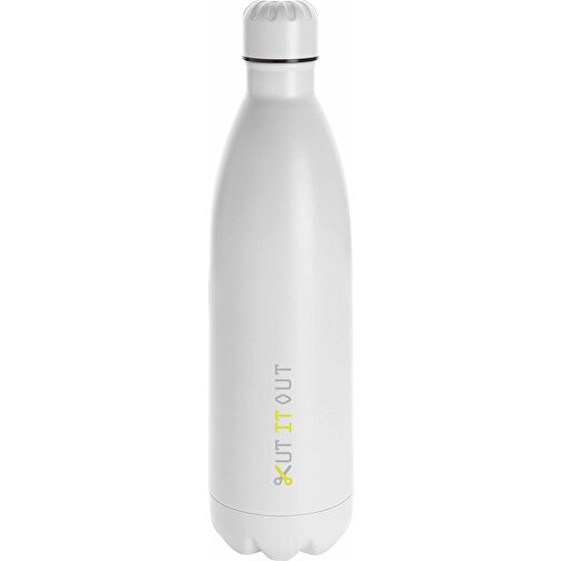 Solid Color Vakuum Stainless-Steel Flasche 1L, Weiß , weiß, Edelstahl, 32,80cm x 32,80cm (Länge x Höhe), Bild 5