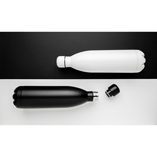 Solid Color Vakuum Stainless-Steel Flasche 1L, Schwarz , schwarz, Edelstahl, 32,80cm x 32,80cm (Länge x Höhe), Bild 7
