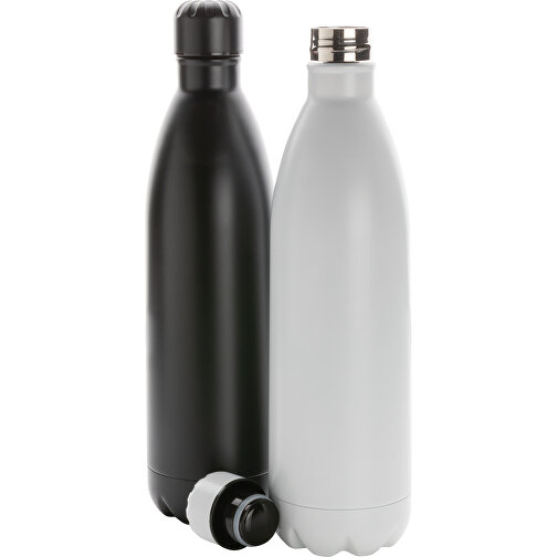 Solid Color Vakuum Stainless-Steel Flasche 1L, Schwarz , schwarz, Edelstahl, 32,80cm x 32,80cm (Länge x Höhe), Bild 9