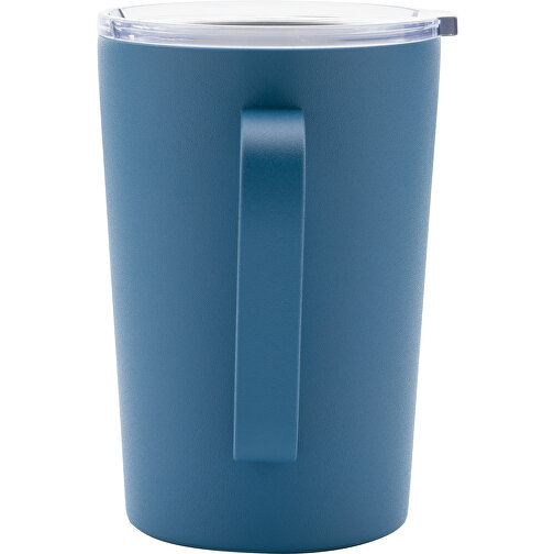 RCS Recycelter Stainless Steel Isolierbecher Mit Deckel, Blau , blau, Rostfreier Stahl - recycelt, 11,80cm x 13,00cm (Länge x Höhe), Bild 3