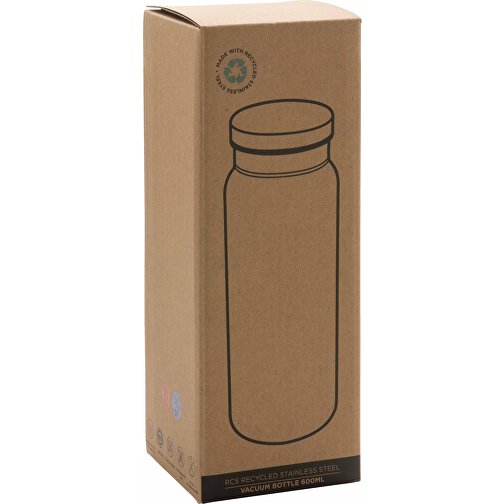 RCS Recycled Stainless Steel Vacuum Flask 600ml, Obraz 8