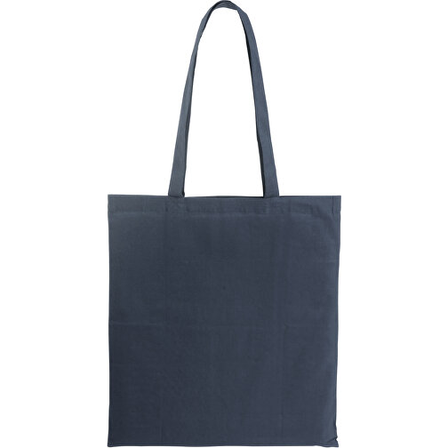CAIRO. Einkaufstasche Aus Recycelter Baumwolle , dunkelblau, Recylcelter Baumwolle. rPET, 76,00cm (Höhe), Bild 1