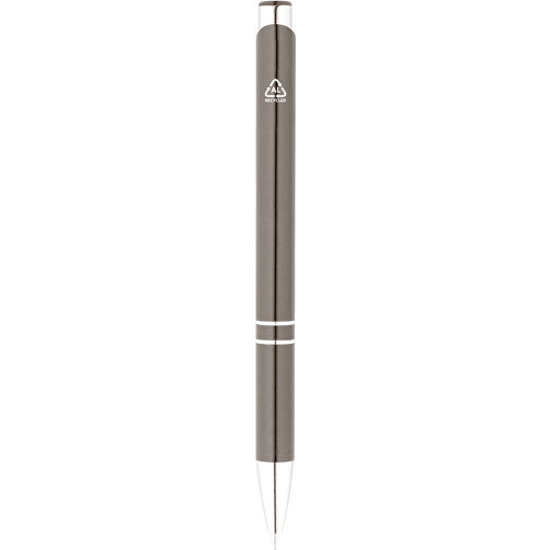 RE-BETA. Kugelschreiber Aus Recyceltem Aluminium , gewehrmetall, Recyceltes Aluminium, 1,00cm (Höhe), Bild 6