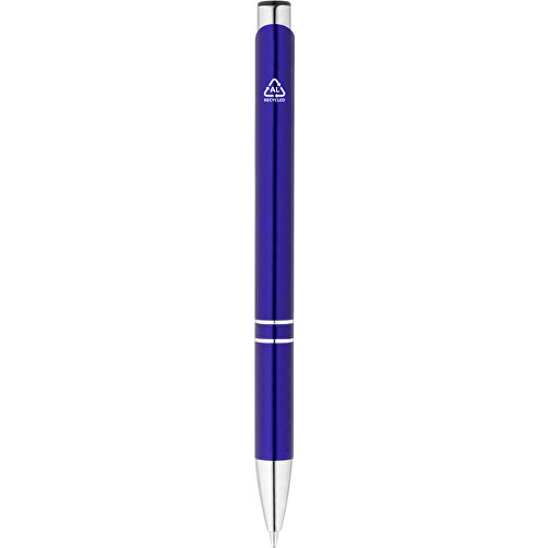 RE-BETA. Kugelschreiber Aus Recyceltem Aluminium , königsblau, Recyceltes Aluminium, 1,00cm (Höhe), Bild 6