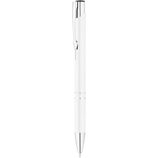 RE-BETA. Kugelschreiber Aus Recyceltem Aluminium , weiss, Recyceltes Aluminium, 1,00cm (Höhe), Bild 5