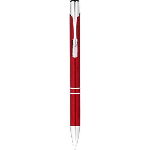 RE-BETA. Kugelschreiber Aus Recyceltem Aluminium , rot, Recyceltes Aluminium, 1,00cm (Höhe), Bild 4