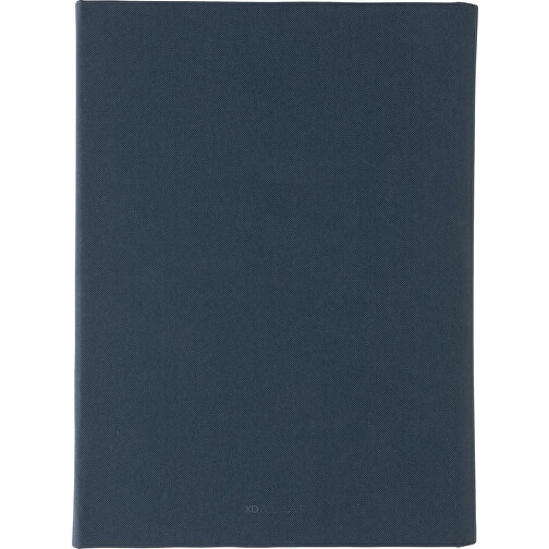 Impact Aware™ A5 Notebook Mit Magnetverschluss, Navy Blau , navy blau, PET - recycelt, 23,00cm x 2,50cm (Länge x Höhe), Bild 3