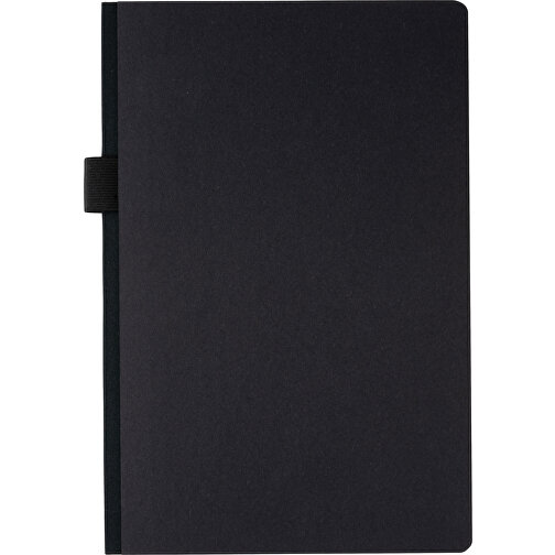 A5 Deluxe Hardcover Notizbuch, Schwarz , schwarz, Papier, 21,00cm x 11,00cm (Länge x Höhe), Bild 2