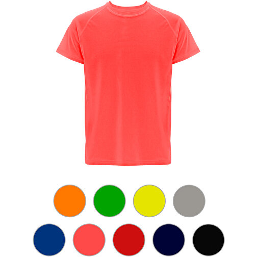 THC MOVE. Kurzärmeliges Technisches T-Shirt Aus Polyester , gelb hexachrome, Polyester, XS, 67,00cm x 1,00cm x 47,00cm (Länge x Höhe x Breite), Bild 4